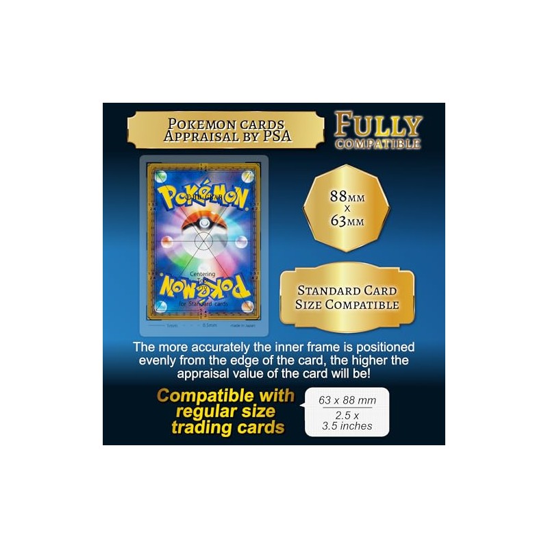 Centering Tool Pro Card Grading Kit PSA Pokemon Trading Cards