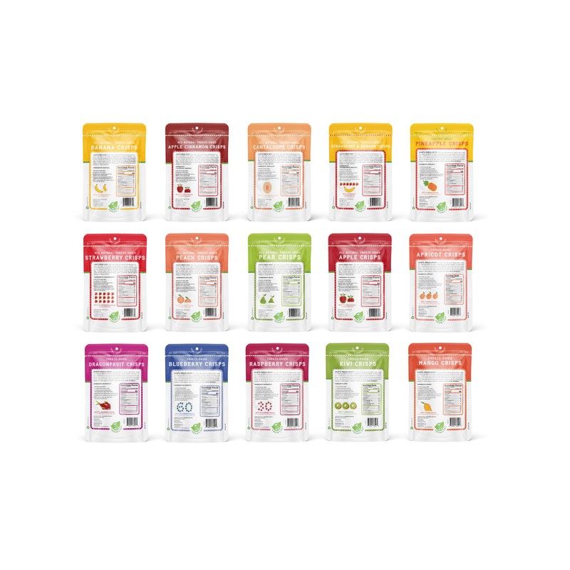 Nature’s Turn Freeze-Dried Fruit Crisps –Healthy, Gluten-Free,Crispy & Delicious, Plant-Based