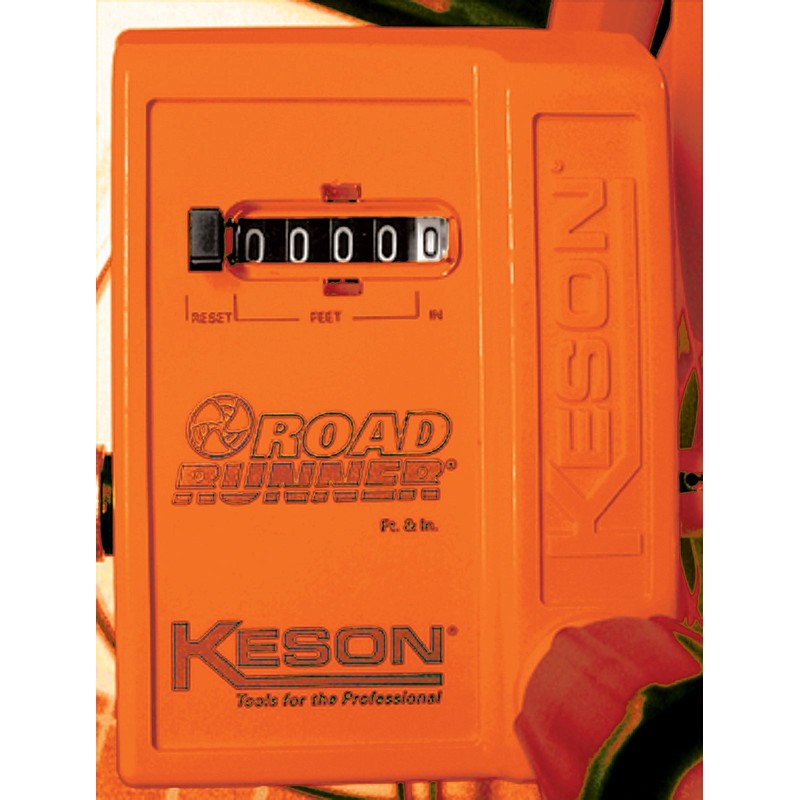 Keson RR410 Contractor Grade Measuring Wheel (Graduations: 10ths), 15-1/2-Inch Diameter