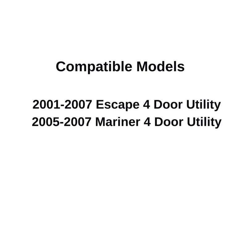 NAGD Fits Mercury Mariner Ford Escape Driver Left Side Quarter