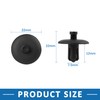A ABSOPRO Plastic Rivet Fender Push-Type Fastener Clips 4D0807300 (Set