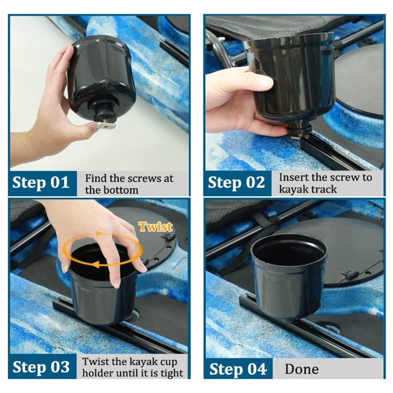 Kayak Cup Holder Fishing Tool Cup Stand Fishing Accessories Multi