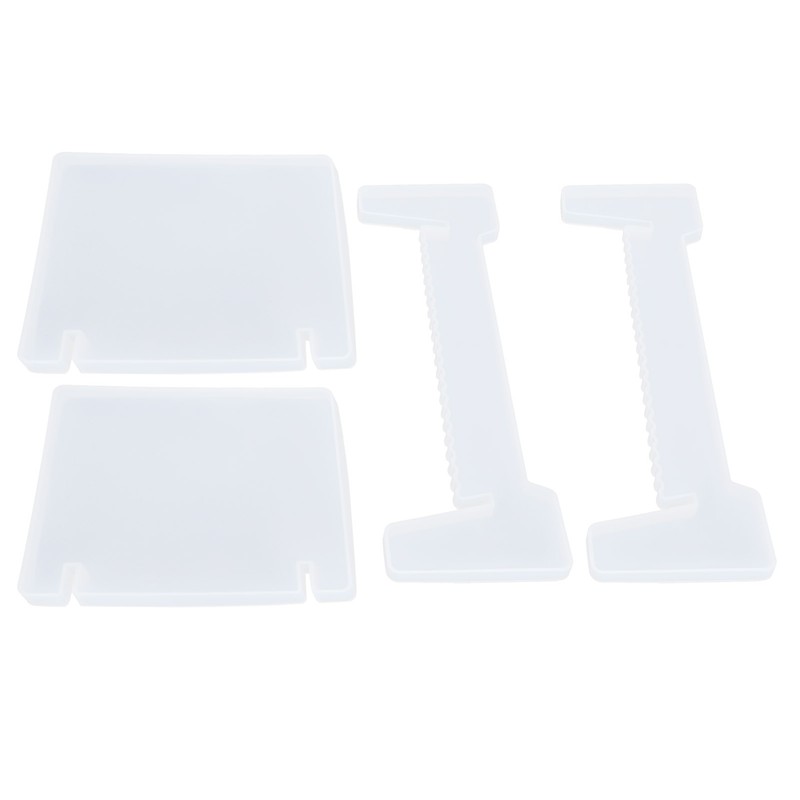Crystal Epoxy Storage Shelf Mold Desktop Clear Silicone Die DIY