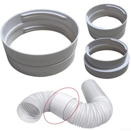 Air Conditioning Exhaust Adapter 130/150mm Mobile Air Conditioner Accessories Exhaust Duct Butt Connector Exhaust Hose Coupler (130mm to 150mm)