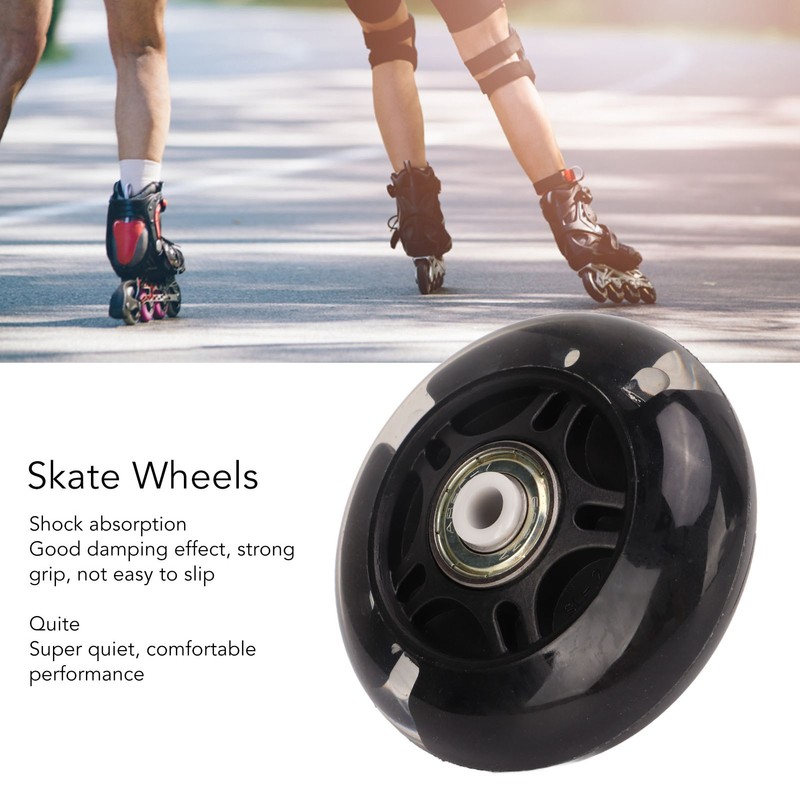 4 PCS Inline Skate Flash Wheel Roller Skate PU Wheels