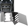 Armrest Box Rear Air Vent Trim Anti Kick Cover Carbon