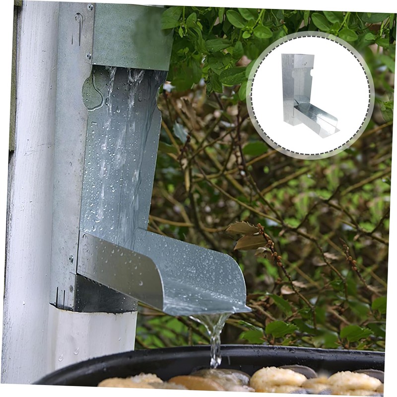 Kisangel 1set Rainwater Diverter for Lawn Water Reuse Collector for