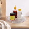 2 Pack 9.8 Inch Acrylic Lazy Susan Turntable, Plastic Rotating