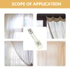 Curtain Track Bracket - Metal Wall Mount Brackets for Easy