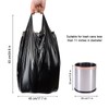 Small Trash Bags, Strong Black Garbage Bags, Unscented Thicken Bin