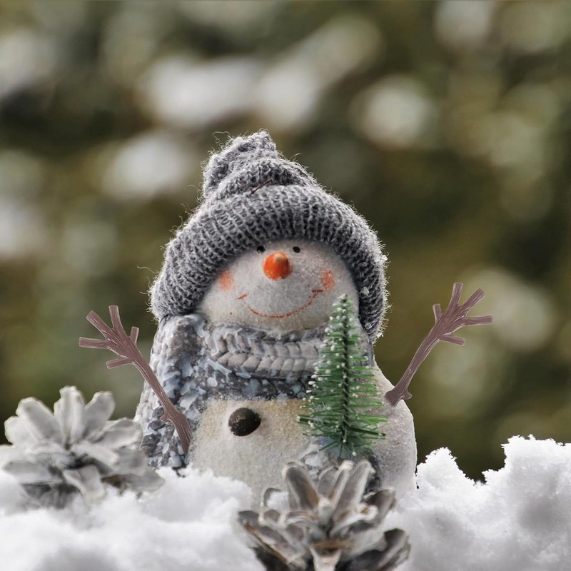 100 Piezas Mano de Muñeco de Nieve de Navidad de