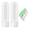 2 Pack Herb Keeper for Refrigerator, Upright Herb Storage Container