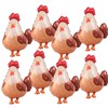 Palloncini a tema animali della fattoria, 8 pezzi, gallina, gallina,
