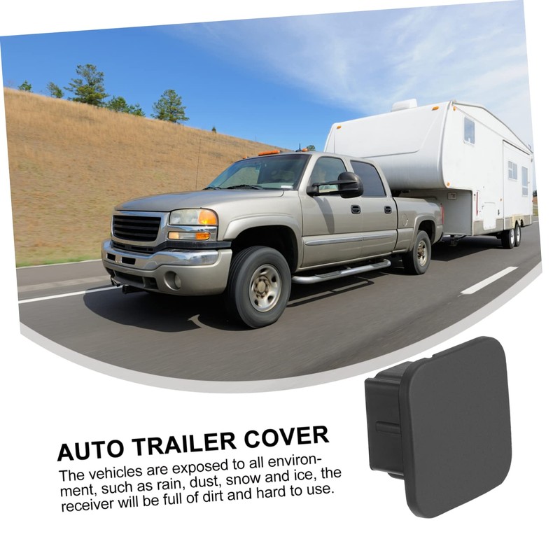 ABOOFAN Auto Trailer Hitch Cover Tube Cap Tow Receiver Plug
