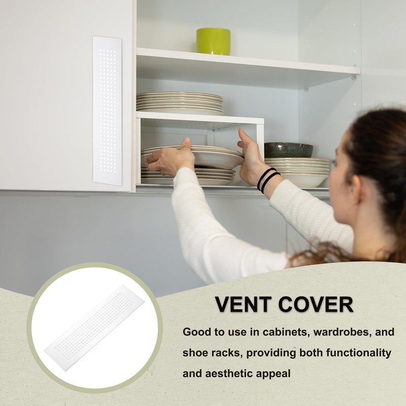 PATIKIL 20 x 3 Inch Door Air Vent Cover, Aluminum