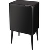 Home-Complete Trash Can - 8.7-Gallon Trash Can with Lid, Removable