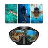 W WSTOO Swim Goggles with Nose Cover,Latest HD 3-Window Wide