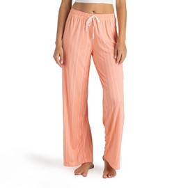 Hello Mello Signature Lounge Pants Womens Soft Pajama Bottoms Elastic Waistband Drawstring Tie - Beach Bum, Large/X-Large