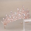 Vofler Rose Gold Tiara for Women, Princess Crown - Royal