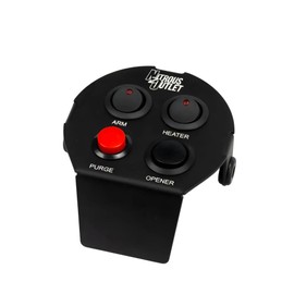 Nitrous Outlet Cup Holder Switch Panel Compatible with Dodge 2015-2019 Challenger - System Arm/Purge/Bottle Heater/Remote Opener