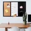 Navaris Combination Board Cork/Whiteboard/Chalkboard - 24 x 36 inches Combo