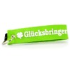 Luxflair Felt Key Ring Lucky Charm with Clover Leaf Lanyard