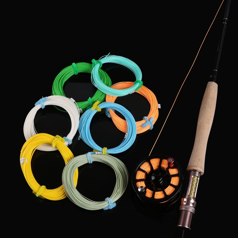 Anglerbasics Fly Line Floating Fishing Stream Weight Forward with Welded