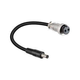 GELRHONR DC to GX16 2Pin, DC 5.5 x 2.1mm Male to GX-16 Female Plug Power Cable for Portable Charging Stations, Mechanical Equipment and More