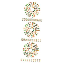 FRCOLOR 90 Sheets Sticker Patrick Face Patrick Party Favors Shamrock Patterned Lucky Kids Shamrock Kids Temporary Ornament Shamrock Transfer Paper Child Accessories Cartoon