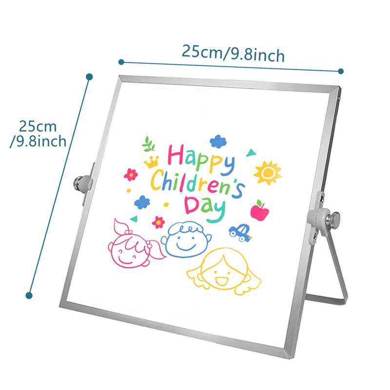 OWill Dry Erase Whiteboard, 25 X 25 cm Small Whiteboard