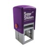 SuperStickers Great Work Dinosaur Pre Inked Stamper - Purple, 28mm