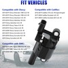 Set of 8 Round Ignition Coil Pack & Spark Plugs