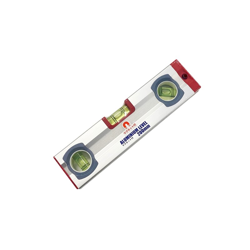ARC アークランドサカモト アルミ水平器 200mm マグネット付 N04103