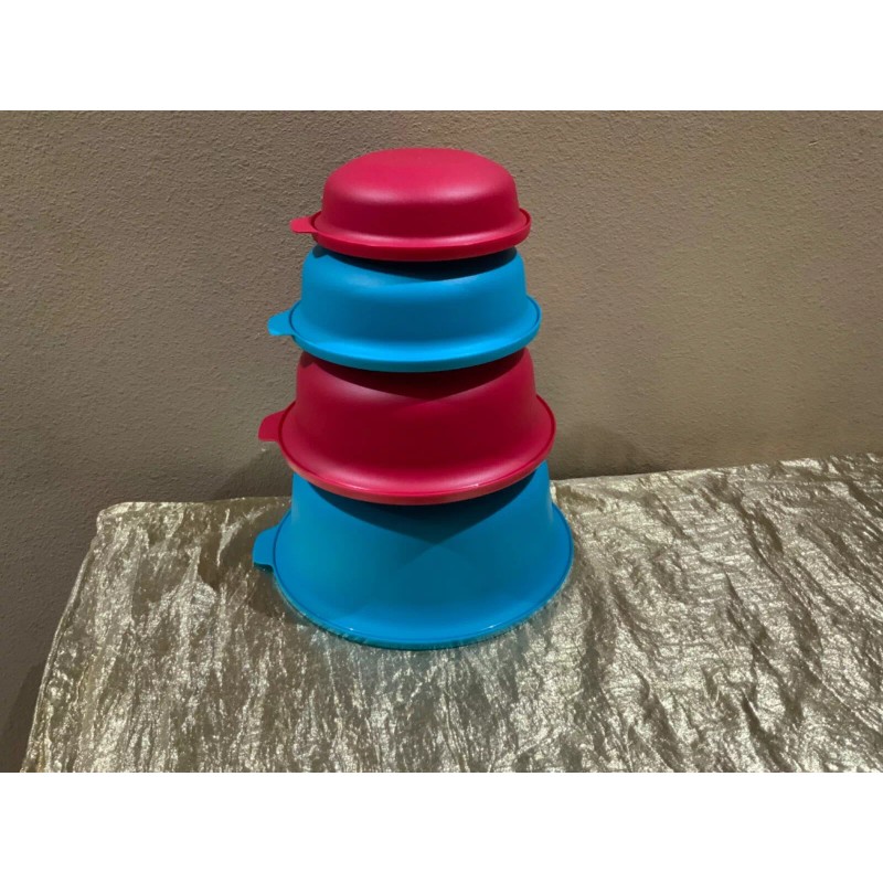 Tupperware New Tupperware Set of 4 Aloha Nesting Bowls with