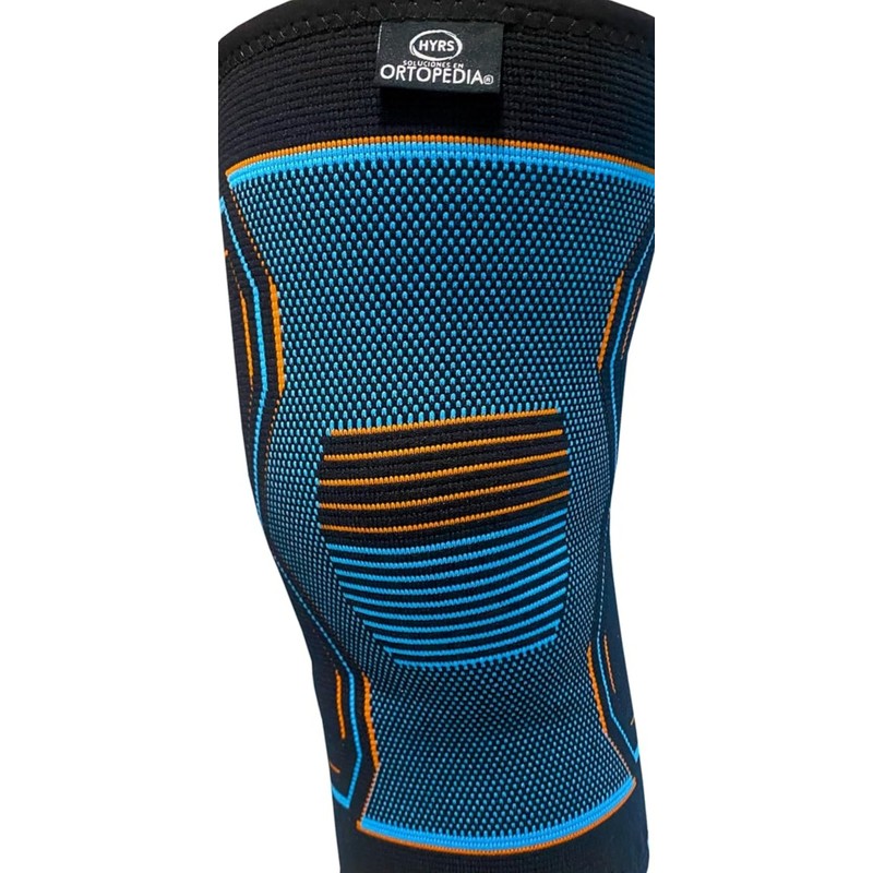 HYRS Rodillera Elástica Antideslizante Compresión Ejercicio Unisex Azul TCH
