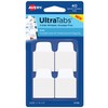 Avery Mini Ultra Tabs, 1" x 1.5", 2-Side Writable, White,