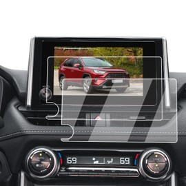 ECOZEN Screen Protector For 2023-2025 Toyota RAV4-2 Pcs Nano-Film For 8-Inch Navigation Screen For 2023-2025 RAV4(LE/XLE/Adventure/XLE Premium/SE/Woodland Edition) & 2023-2025 RAV4 Hybrid Accessories
