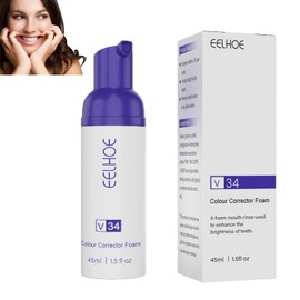 Toothpaste, tooth cleaning toothpaste, colour correction teeth, toothpaste for sensitive teeth, purple toothpaste for teeth whitening for fresh breath (45 ml)