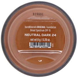 BareMinerals Original SPF 15 Foundation, Neutral Dark 24, 0.28 Ounce