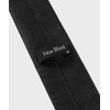 Nonblank Non-Blank FAUX Leather Slim Tie_BLACK