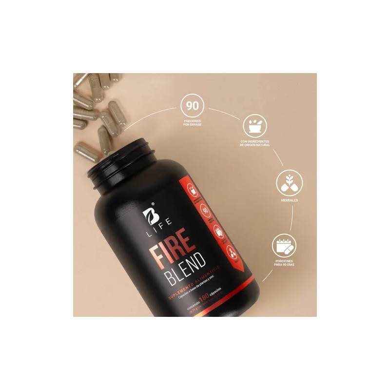 Mezcla De Maca, Damiana Y Fenogreco. Fire Blend B Life