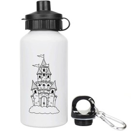 Azeeda 400ml 'Fantasy Princess Castle' Kids Reusable Water/Drinks Bottle (WT00082399)