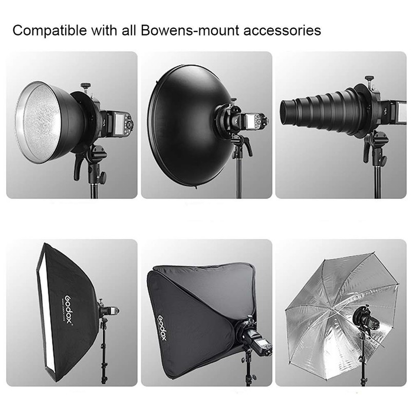 Godox S2 Bracket S-Type Speedlite Bowens Mount Holder for Godox