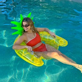 Poolcandy Resort Collection Jumbo Pineapple Sun Chair with Backrest