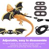 ZeriLion 3-Size Reptile Harness & Leash Set for Bearded Dragons,