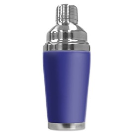 Mugzie brand 20 Ounce Cocktail Shaker with Insulated Wetsuit Cover - Purple