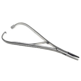 Dental Orthodontic Mathieu Pliers - Ligature Orthodontic Tool Stainless Steel Needle Holder Dental Pliers for Braces Elastic Ligatures Locking Elastic Placing Plier (Needle Holder - 7")