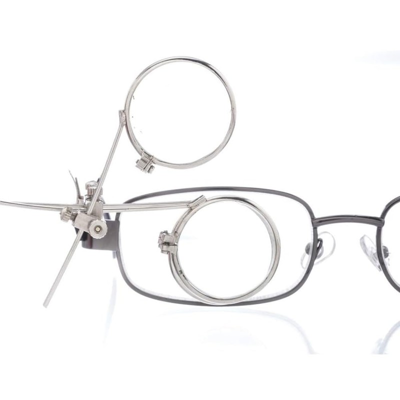 Jeweller's Eye Loupe 3.3X, 6.6X, 9.9X Triple Ocular Loupe Clip