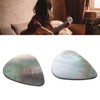 2PCS Set Guitar Picks Shell Teardrop Shaped Acoustic Guitar Picks