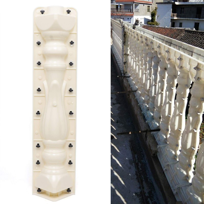 Gdrasuya10 2 PCS Moulds Balustrades Mold, DIY Roman Column Concrete